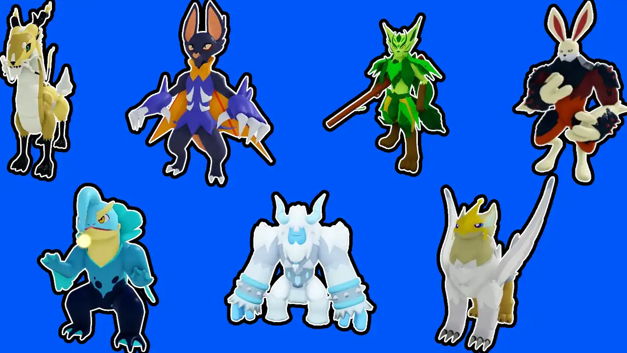 The final evolutions of the 7 starter loomians